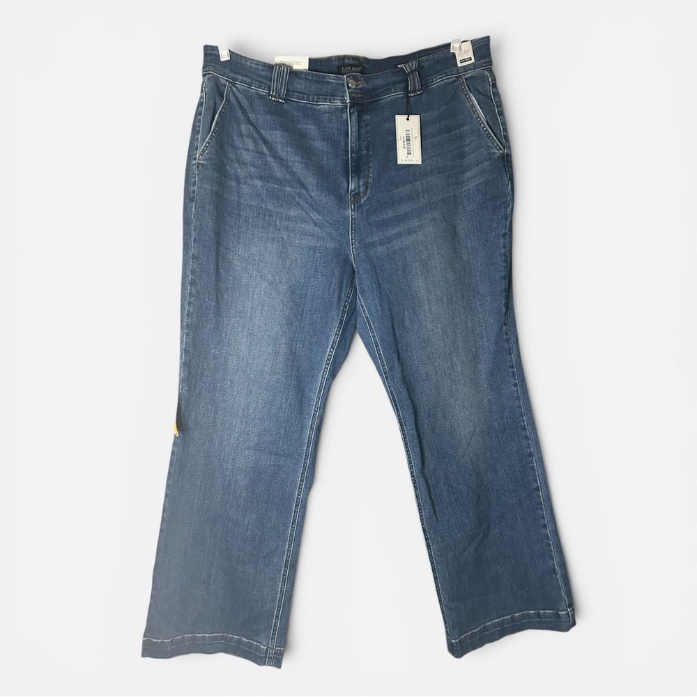 Judy Blue Size 24 Classic Mid-Wash Blue Women’s Straight-Leg Jeans